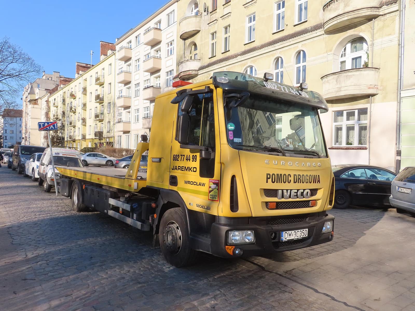 24 Express Towing flatbed truck ready for dispatch