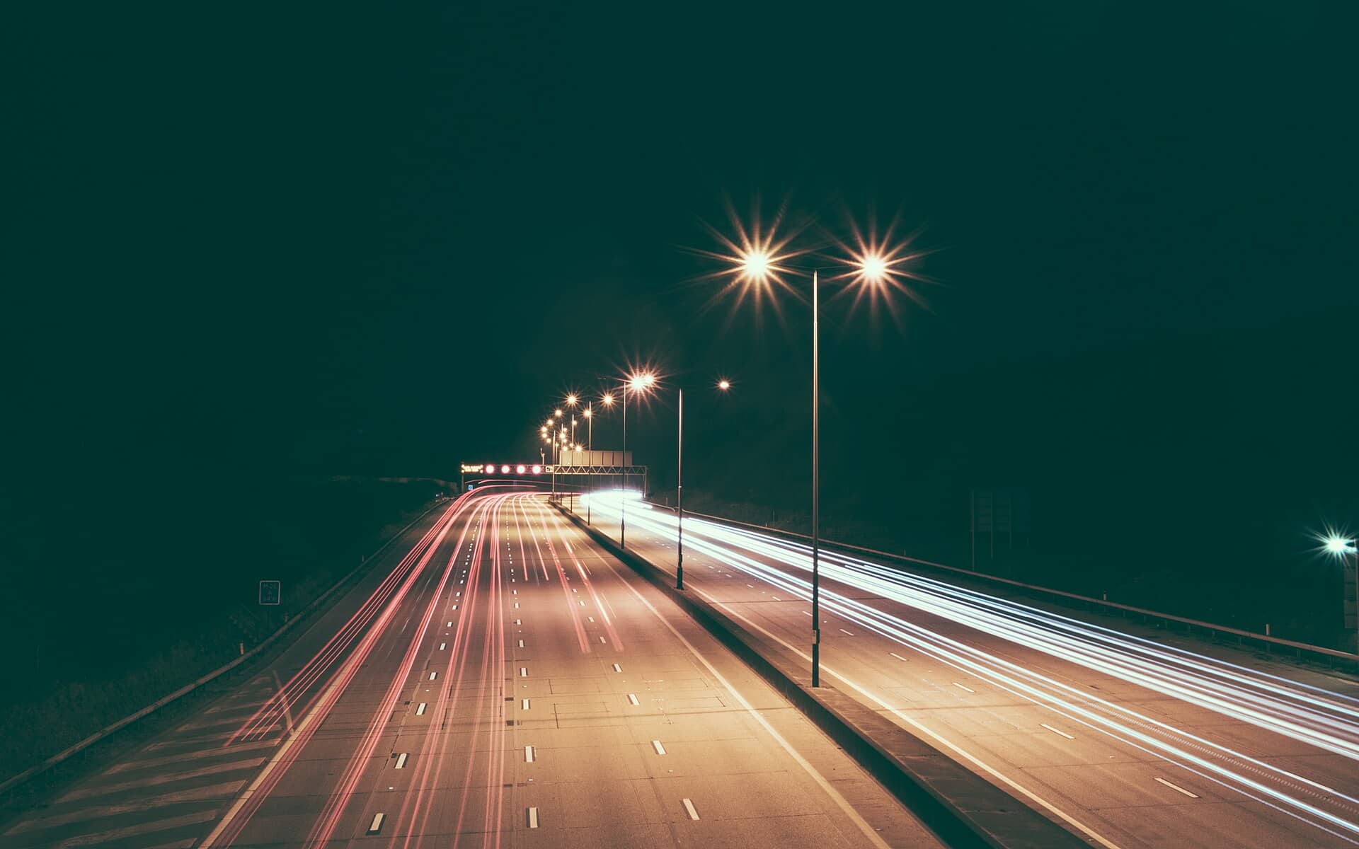 24 Express Towing truck responding at night